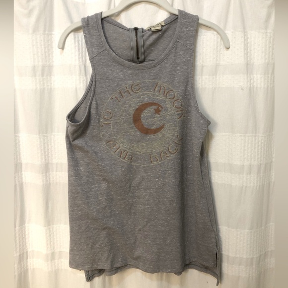 Lucky Brand To The Moon And Back Vintage Look Tank women's size medium - Picture 3 of 9